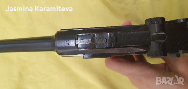 Luger Parabelum P08, калибър 9mm Luger, снимка 8 - Бойно оръжие - 44650237