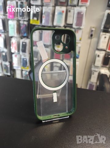 Apple iPhone 15 Силиконов кейс Mag Cover, снимка 3 - Калъфи, кейсове - 45994506