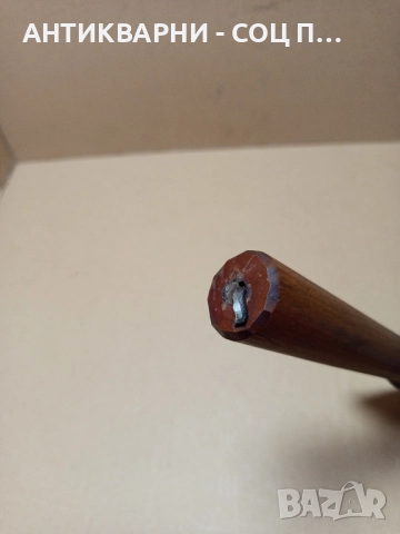 Соц Стара Ръчно Кована Брадвичка Сатър. , снимка 9 - Антикварни и старинни предмети - 52346179