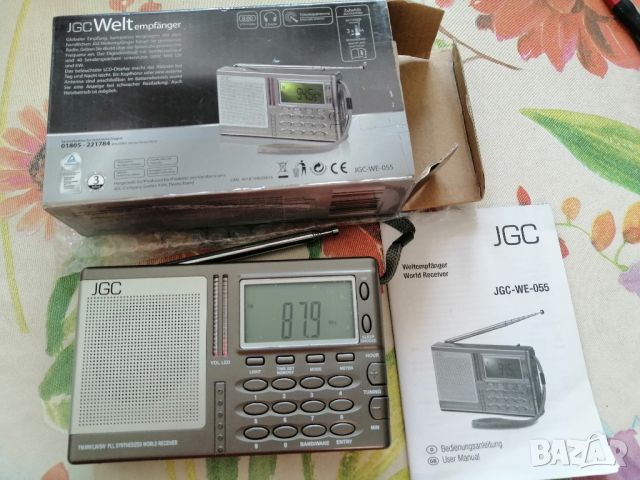 Радиоприемник JGC WE-055, снимка 8 - Радиокасетофони, транзистори - 45707037