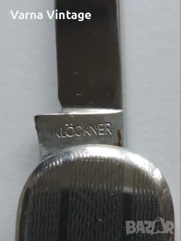 Сгъваем нож ножка. KLÖCKNER Германия., снимка 9 - Колекции - 51415397