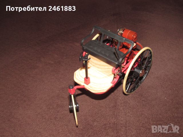 1/12 модел/макет Benz Patent Motor Car Model 1886., снимка 4 - Колекции - 43135513