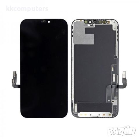INCELL LCD Дисплей за iPhone 12 / 12 Pro 6.1 + Тъч скрийн / Черен / Баркод : 483569, снимка 1 - Резервни части за телефони - 46311777
