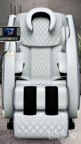 Многофункционален, професионален масажен стол с екран отчитащ всички показатели. Номинално напрежени, снимка 6 - Масажори - 45674121