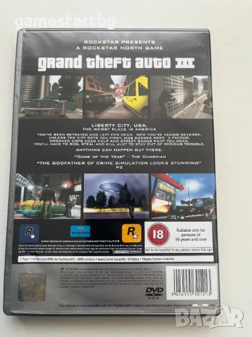 Grand Theft Auto III (GTA 3) за PS2, снимка 3 - Игри за PlayStation - 49363823