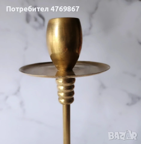 Месингови свещници, снимка 2 - Декорация за дома - 54033095