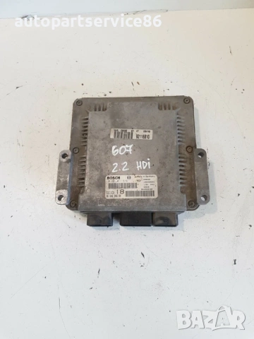 Електронен блок за управление на двигателя (ECU) за Peugeot 607 2.2 HDi (2003) 0281011516, 964093818, снимка 2 - Части - 53769212