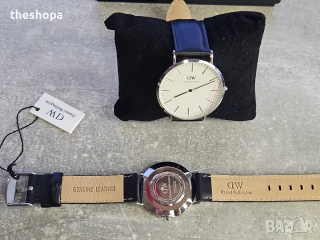 Daniel Wellington часовник. Естествена кожа и стомана , снимка 3 - Луксозни - 47537716