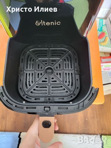 Air fryer ЕЪР ФРАЙЪР фритюрник с горещ въздух без мазнина 5 L Ultenic K10, снимка 16 - Фритюрници - 45398953