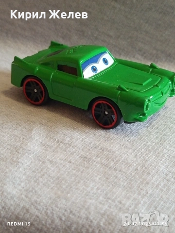 Метална количка на героя Фин Макмисъл от анимациония филм Колите за КОЛЕКЦИЯ 31142