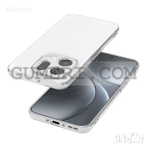 Силиконов Гръб със Защита за Камерата за Oppo Find X9 Pro, снимка 3 - Калъфи, кейсове - 53266117