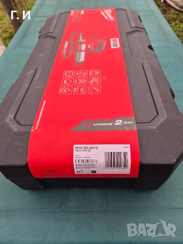 Акумулаторен такаламит Milwaukee M18 GG-201C, снимка 7 - Други инструменти - 53271473