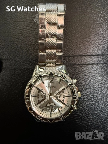 Часовник Geneva Silver White