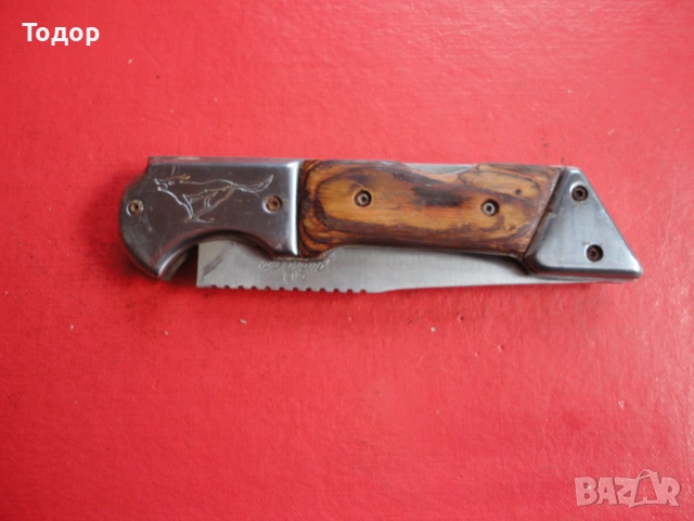 Страхотен полуавтоматичен джобен нож 3, снимка 8 - Ножове - 54086326