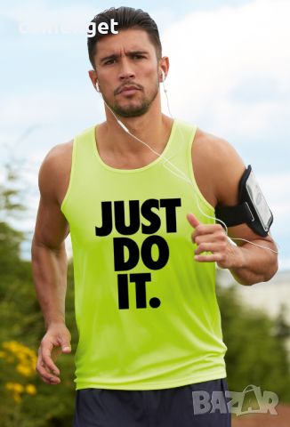 DRI-FIT! Мъжки спортни потници JUST DO IT SPORT - 6 ЦВЯТА. Или с ТВОЯ идея!, снимка 1 - Тениски - 46517653