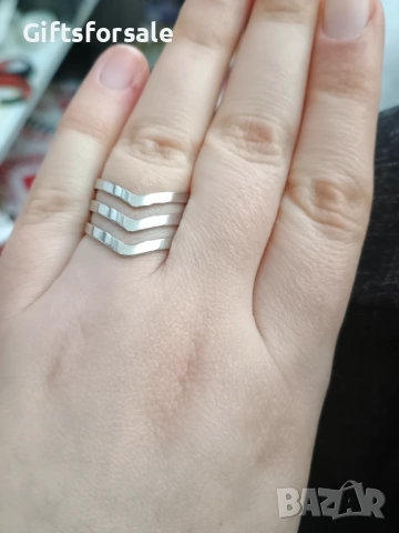 Стоманен пръстен., снимка 5 - Пръстени - 53886382