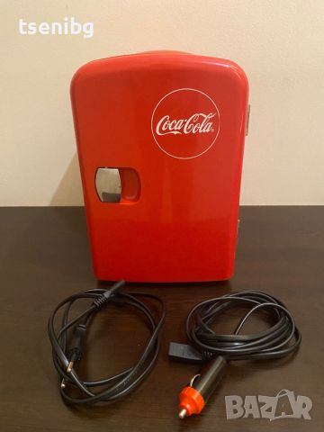 Портативен Мини хладилник Coca Cola, с две функции охлаждане и затопляне, червен, снимка 7 - Хладилници - 46467908