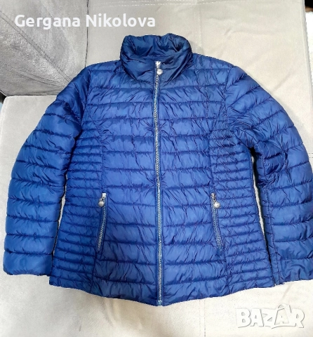 Дамско тъмно синьо,олекотено яке 