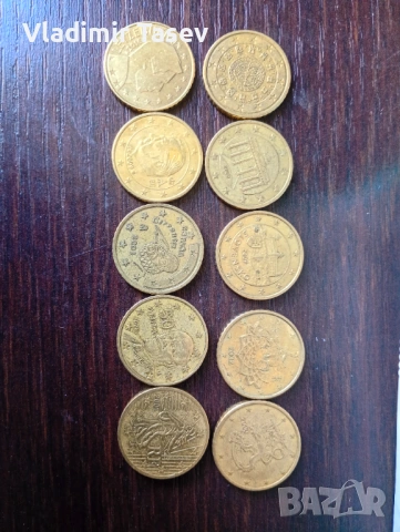 Колекция евро монети, снимка 2 - Нумизматика и бонистика - 54154047