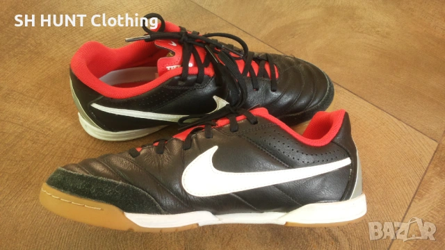NIKE TIEMPO Leather Footlall Shoes Размер EUR 37,5 / UK 4,5 за футбол естествена кожа 73-14-S, снимка 7 - Футбол - 53115469