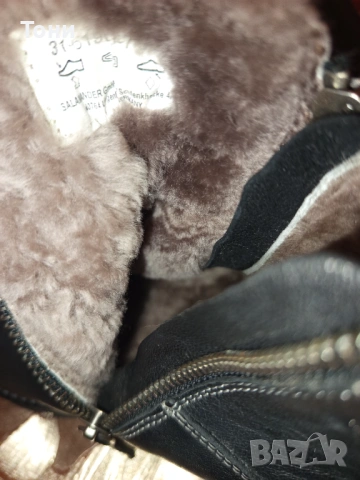 SALAMANDER Оригинал Нови Мъжки Боти Изцяло от Естествена Кожа 43, снимка 11 - Мъжки боти - 53612331