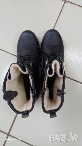 41-42 номер Есенни боти на Мустанг с вьлнена подплата, снимка 2 - Дамски боти - 51680107