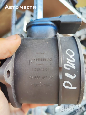 Дебитомер за PEUGEOT 1.6 HDI AIR FLOW METER 9650010780, снимка 2 - Части - 50798490