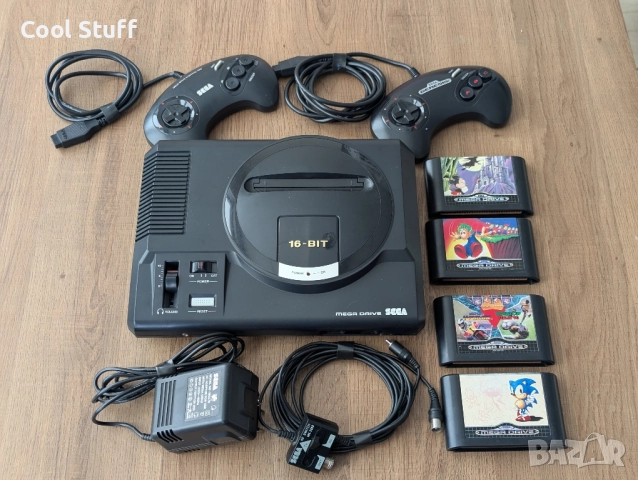 Конзола Sega Mega Drive - два контролера и 4 дискети., снимка 2 - Други игри и конзоли - 51783554