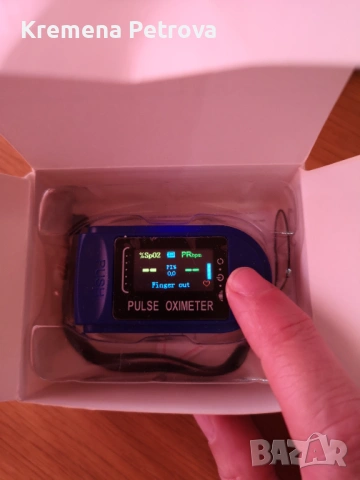 Нов! Pulse Оximeter Портативен пулсоксиметър