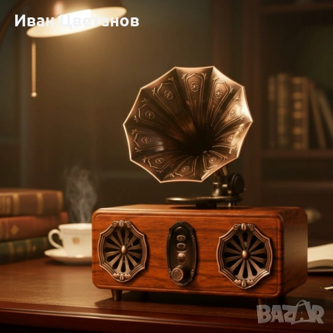 Bluetooth радио колонка AS36, 2x5W, 1800mAh – ретро и мощна