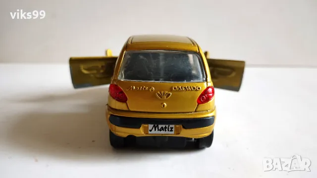 Daewoo Matiz CM Toys Made in Korea Мащаб 1:32, снимка 3 - Колекции - 49285340