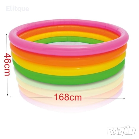 Превърнете лятото в цветен празник с нашия детски многоцветен надуваем басейн, снимка 6 - Други стоки за дома - 52888781