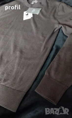 Нов мъжки пуловер с кашмир H&M M, снимка 2 - Пуловери - 53220538