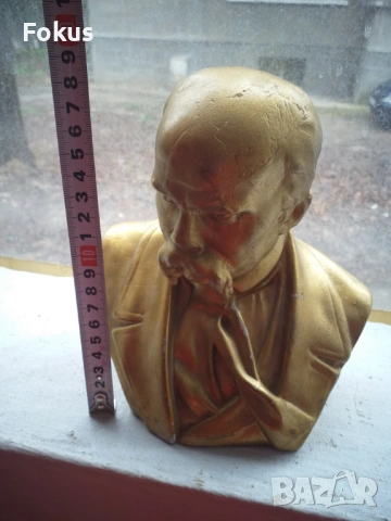 ТОНИРАН ГИПСОВ БЮСТ НА ШЧЕДРИН, снимка 9 - Антикварни и старинни предмети - 53499038
