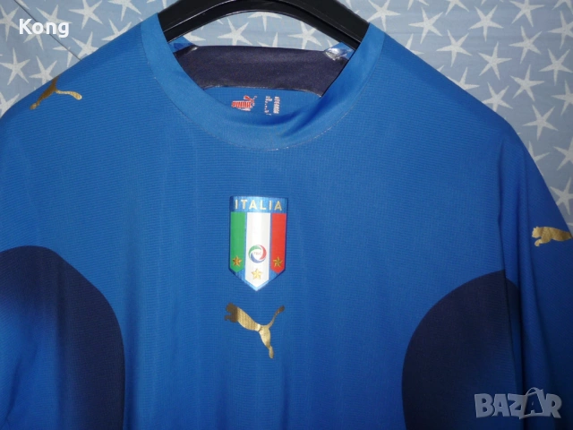 винтидж фланелка Италия Найки дълъг ръкав Nike ITALIA Puma Basel Швейцария футболна тениска , снимка 2 - Футбол - 53771764