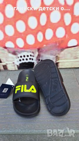 Английски детски чехли-FILA , снимка 6 - Детски сандали и чехли - 46557330