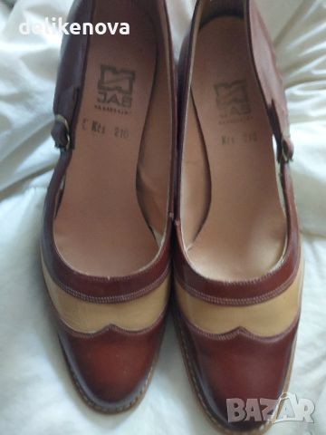 Нови кожени обувки. Номер 38 Подарък , снимка 1 - Сандали - 45437014