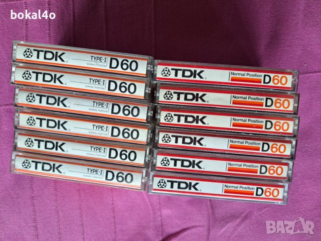 TDK D60 Normal Position Type I, снимка 1 - Аудио касети - 46573492