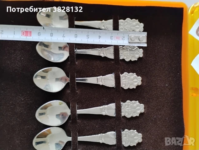 комплект от 6 лъжички, снимка 4 - Други ценни предмети - 51054077