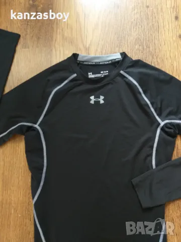 Under Armour Ua HeatGear® Long Sleeve Compression - страхотна фитнес блуза КАТО НОВА М, снимка 3 - Блузи - 46820875