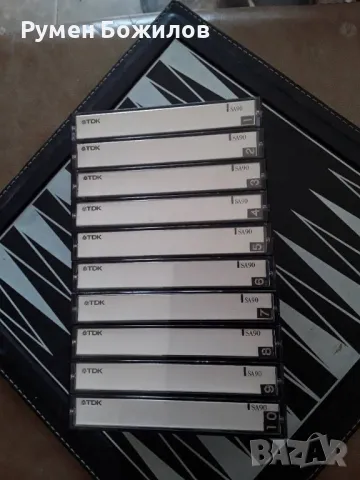 10 много запазени хромни касети TDK SA90 със записи, снимка 1