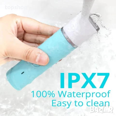 Водоустойчив тример Kaphio 2 в 1 акумулаторен тример за жени (тяло и бикини), Тифани синьо, снимка 5 - Машинки за подстригване - 50501482