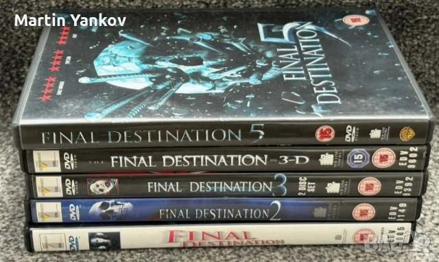 Final Destination DVD collection 1-6 последен изход, снимка 3 - DVD филми - 52386428