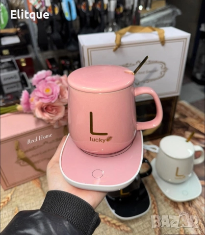 Комплект нагревател, чаша и капак за чаша , снимка 2 - Чаши - 52960711