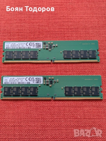 2 x 16 DDR5 UDIMM RAM / РАМ памет ДДР5 Samsung 4800
