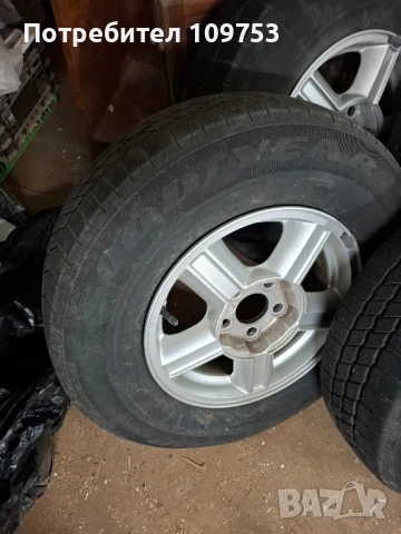 4 бр. Алуминиеви джанти 15'' за SUVs + гуми, снимка 6 - Гуми и джанти - 51155588