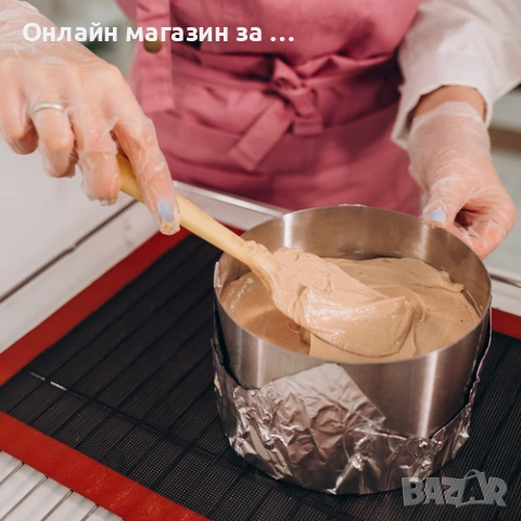 Регулируем ринг за торта Ruhhy, неръждаема стомана, височина 15см, диаметър 16-30см, снимка 6 - Прибори за хранене, готвене и сервиране - 52549120