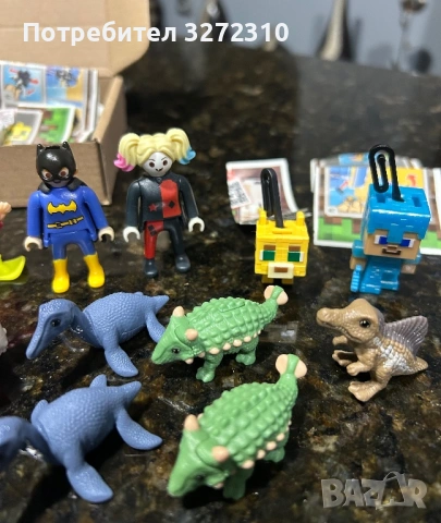 Играчки от яйца Kinder серия динозаври, Minecraft, Stranger Things и др., снимка 2 - Колекции - 53595523
