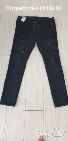 DSQUARED2  Slim Fit Stretch Italy Mens Size 52 - /34 - 36/ ОРИГИНАЛ Мъжки Дънки!, снимка 11 - Дънки - 46349404