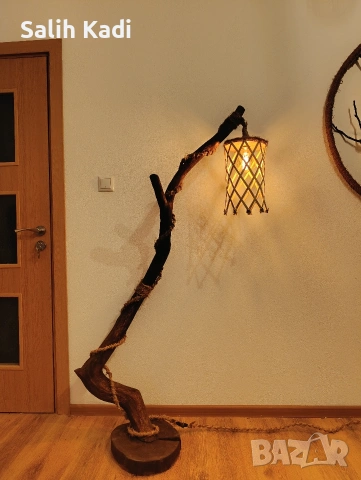 Декоративно осветление от дърво 